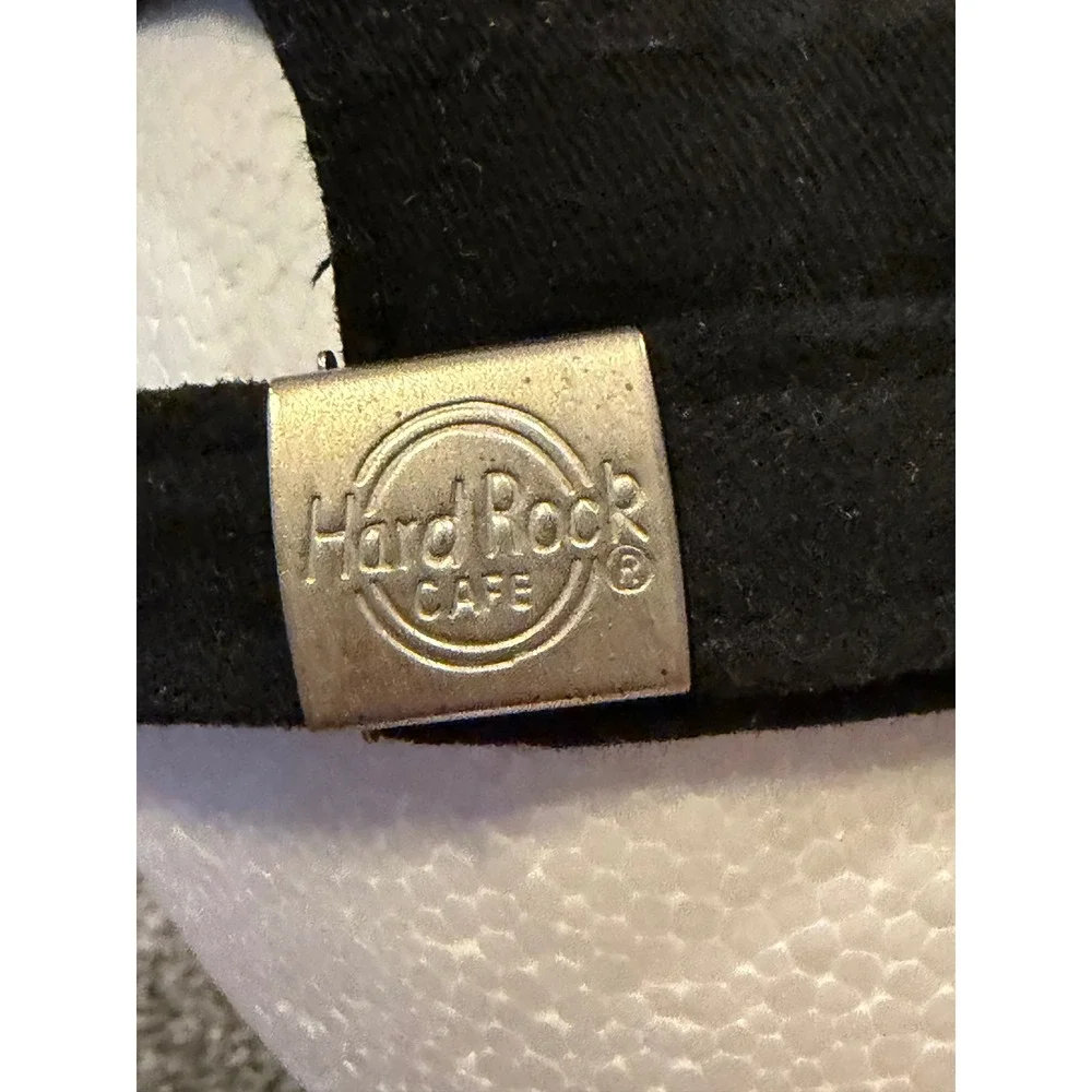 Hard Rock Cafe Hat Mens OS Black Guangzhou Save The Planet Baseball Cap Logo